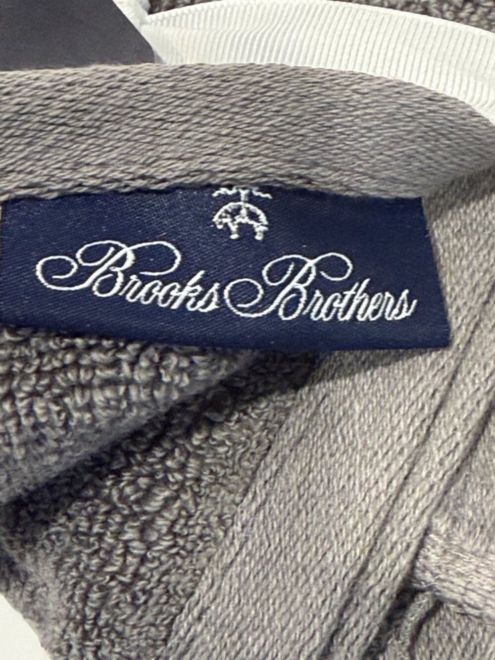 Brooks Brothers Washcloths Set of 4 Charcoal Gray Zero Twist Solucell 13x13" NWT - Picture 11 of 12
